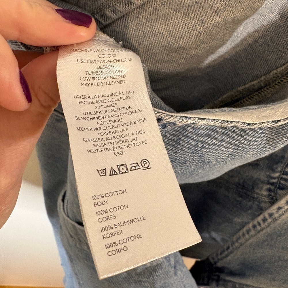 We The Free Light Blue Denim Overalls | S - Picture 4 of 5